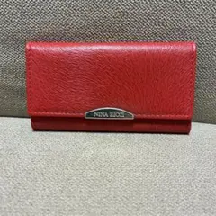 美品 NINA RICCI ニナリッチ キーケース 6連 レザー レッド