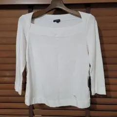 BURBERRY アイボリー 五分袖 Tシャツ サイズ2
