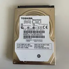 TOSHIBA MK6475GSX 640GB HDD 動作確認済みです。