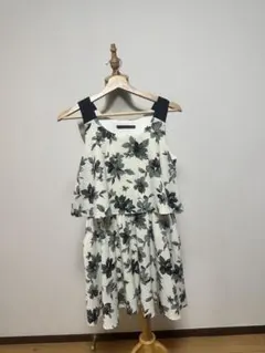 Heather フラワープリント ノースリーブワンピースのサムネイル