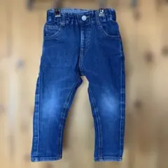 F.O.Kidsデニムブルー ゴムウエスト パンツ 100