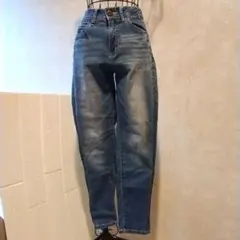 ハイウエスト ライトブルーデニム