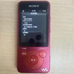 SONY WALKMAN NW-E083 レッド 5