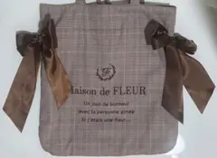 Maison de FLEUR ダブルリボン トートバッグ