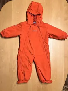 mont-bell フード付きジャンプスーツ 80 オレンジ