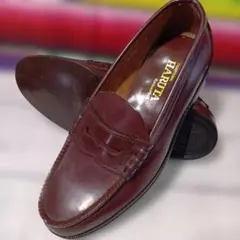 使用感少ない中古美品！ハルタ★HARUTA★カウレザー★ローファー★26㌢EE