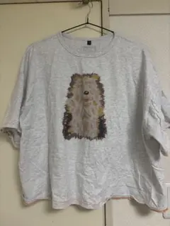 犬モチーフ プリントTシャツ グレー系　MARKEY'Sのサムネイル