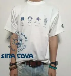 新品タグ付き 90s 希少 SINA COVA シナコバ Tシャツ イタリア製