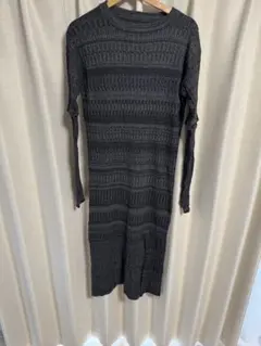 JEANASIS 2wayメランジニットワンピース