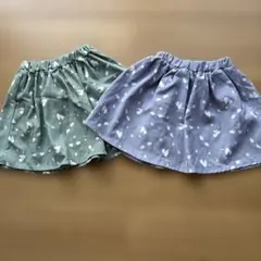新品⭐︎セット販売　コーデュロイ ユニコーン模様スカート 2色セット