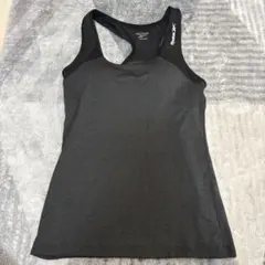 Reebok ブラック ヨガウェア レーサーバック