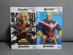 僕のヒーローアカデミア　フィギュア　爆豪勝己　オールマイト　Grandista
