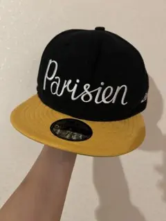MAISON KITSUNÉ 59FIFTY キャップ ネイビー/イエローのサムネイル