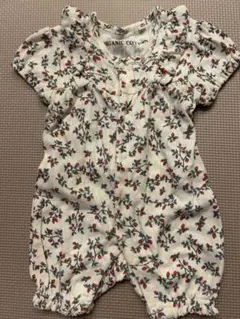 超美品　 花柄ロンパース 60〜70