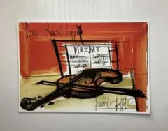 ベルナールビュッフェ　大判　オフセット印刷　オリジナルプレート付き ベルナールビュッフェ 大判 オフセット印刷 オリジナルプレート