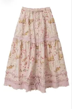 新品♡ピンクハウス　テディローズプリントスカートのサムネイル