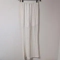 【coca】アイボリーレース フレアパンツ