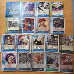 ワンピースカード エース赤青デッキ 構築済み パーツ取りにも SR