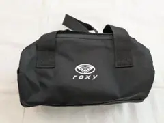 【美品】ROXY ロキシー ミニボストンバッグ ドラムバッグ 黒