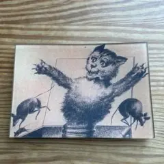John Derian デコパージュトレイ 猫