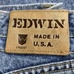 80s 90s EDWIN エドウィン　デニム　ジーンズ　USA製 ヴィンテージ