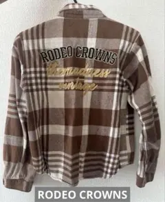 RODEO CROWNS ロデオ チェックシャツ