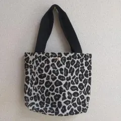 ヒョウ柄トートバッグ