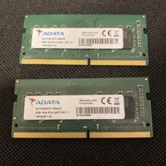 DDR4 2400 メモリ 8GB 2枚 合計16GB - メルカリ