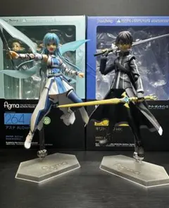 figma【ソードアートオンラインⅡ】キリト&アスナ ALOver.(開封美品)