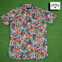 Callaway/キャロウェイ ゴルフ ポロシャツ【フラワー/M】美品！
