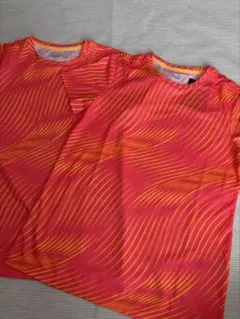 プーマ ランニングシャツ Tシャツ 2枚セット ピンク オレンジ S