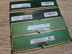 SKhynix ADATA DDR4 2400 8GB ×4 計 32GBのサムネイル