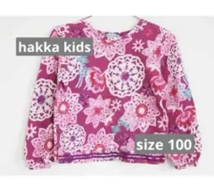 hakka kids 花柄カットソー