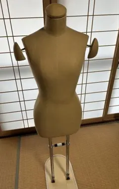 百日草、着付け練習用ボディー 布製上半身マネキン 高さ調整可能