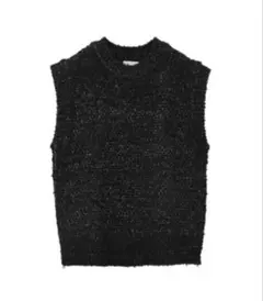 正規品【clane】SIDE ZIP TWEED KNIT VEST