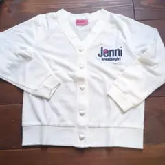 美品　カーディガンＳＩＳＴＥＲ ＪＥＮＮＩ 110cm 白