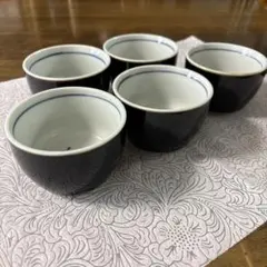 和食器 小鉢5個セット 井桁文様