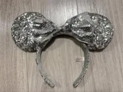 シルバー スパンコール カチューシャ