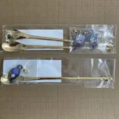 ツイステ カフェ オクタヴィネル寮 チャーム付きマドラー