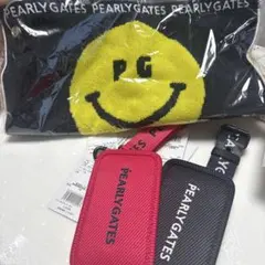 PEARLY GATES ネームタグ 2個、タオル 1個