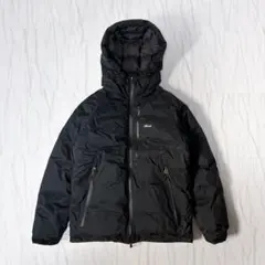 《美品》ナンガ オーロラテックス ダウンジャケット フード ブラック Lサイズ