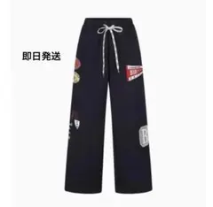 Bibiy B. TENNIS CLUB SWEATPANTS ネイビー