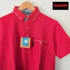 新品タグ付未使用 INSPIRE 半袖ポロシャツ 吸収速乾 軽量 Mサイズのサムネイル