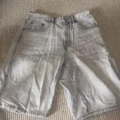 ZARA デニムショートパンツ グレーのサムネイル