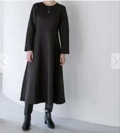 【YOU⭐︎さま専用】ur’s フレアワンピース　ブラック　Sサイズ