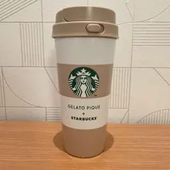 【新品未使用】gelato pique ボーダーステンレスTOGOボトル