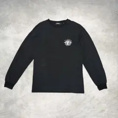 XLARGE エクストララージ ロンT ナイトクラブ 両面プリント 黒 S 古着