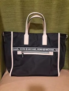 MICHAEL KORS トートバッグ 黒/白