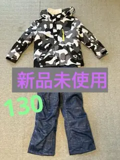 新品未使用　BANNNE 子供用　上下セット　 スノーボードウェア 130