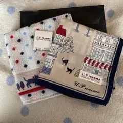 U.P.renoma ハンカチ 2枚セット